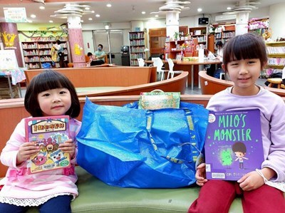 台中市立圖書館東勢分館即將搬新家-推出小石虎-袋-我到新家-歡迎民眾來借書