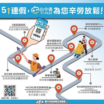 51連假-台中通為您辛勞放鬆