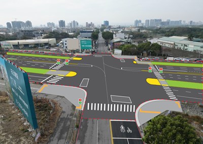 01-環中路與黎明路口人本升級-中市建設局投入1-950萬元打造人本安全通廊