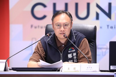 鄭副市長表示-盧市長雖於德國訪問期間-仍持續掌握台中雨情與水情-並指示以市民安全為最高原則審慎應變