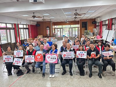 后豐鐵馬道aed捐贈儀式-大合照