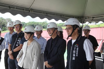 台積電中科14奈米新廠工程超前-盧市長關心水電-工安及城市綠化